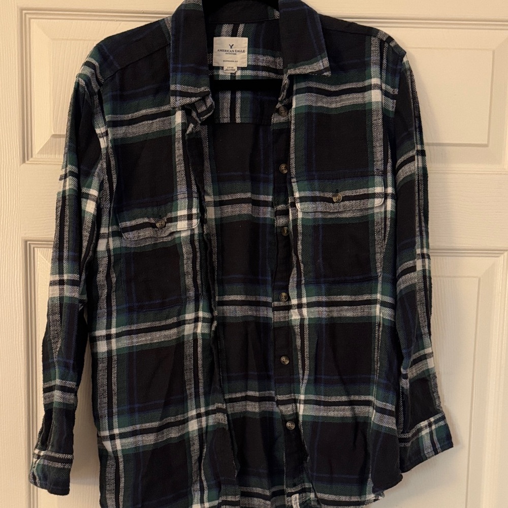 American Eagle Outfitters Oversized Plaid Shirt